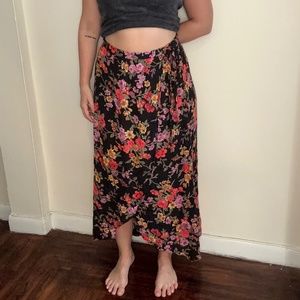Patrons of Peace Flowery Maxi Skirt
